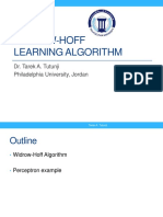 Widrow-Hoff Learning Rule