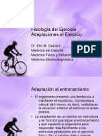 Adaptaciones Fisiológicas Al Ejercicio