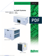 Ducted Blower Split Systems: Models: MDB 075 - 500D MDB 075 - 500DR