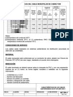 Ae 204-1 Caracteristicas de Los Cables Subterraneos de BT en Awg 600v