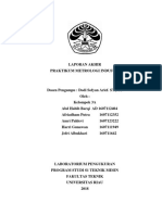 Laporan Metrologi Industri