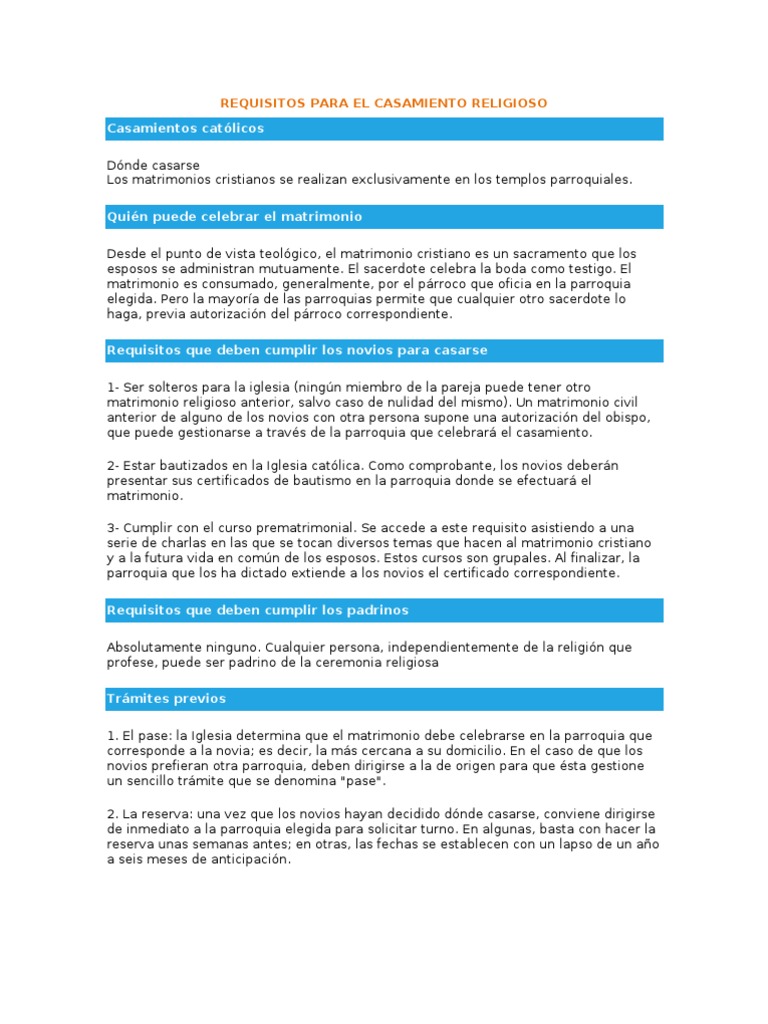 Requisitos Para Matrimonio Iglesia Foro Baja California Bodas Com Mx