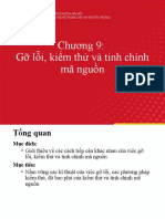 Lec9. Go Loi, Kiem Thu Va Tinh Chinh Ma Nguon