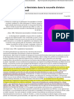 Reproduction et lutte féministe dans la nouvelle division internationale du travail – Période