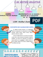 Mejoramiento de La Calidad y Equidad de La Educación en El Ecuador