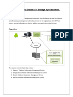 Farmers' Forum Database: Design Specification Document: Problem Definition