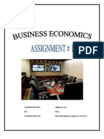 Economy Assignment 1