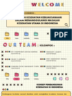 PPT KELOMPOK 5 (PROGRAM KESEHATAN KEBIJAKSANAAN MASALAH KESEHATAN DI INDONESIA