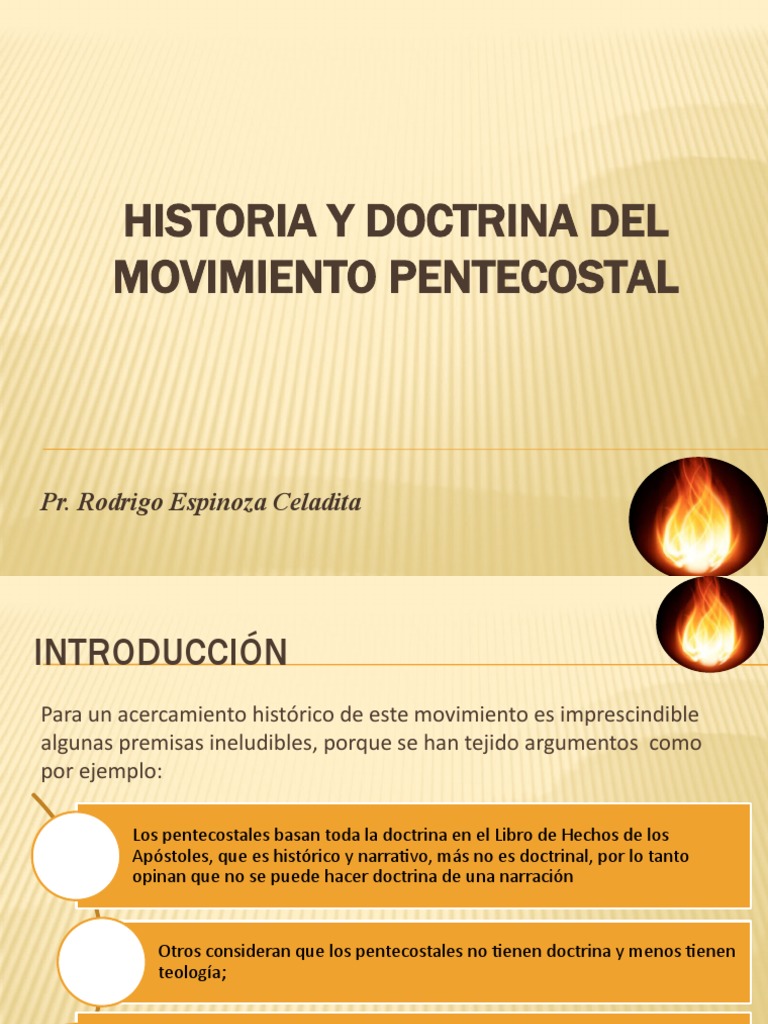 Historia y Doctrina del Pentecostalismo | PDF | espíritu Santo ...