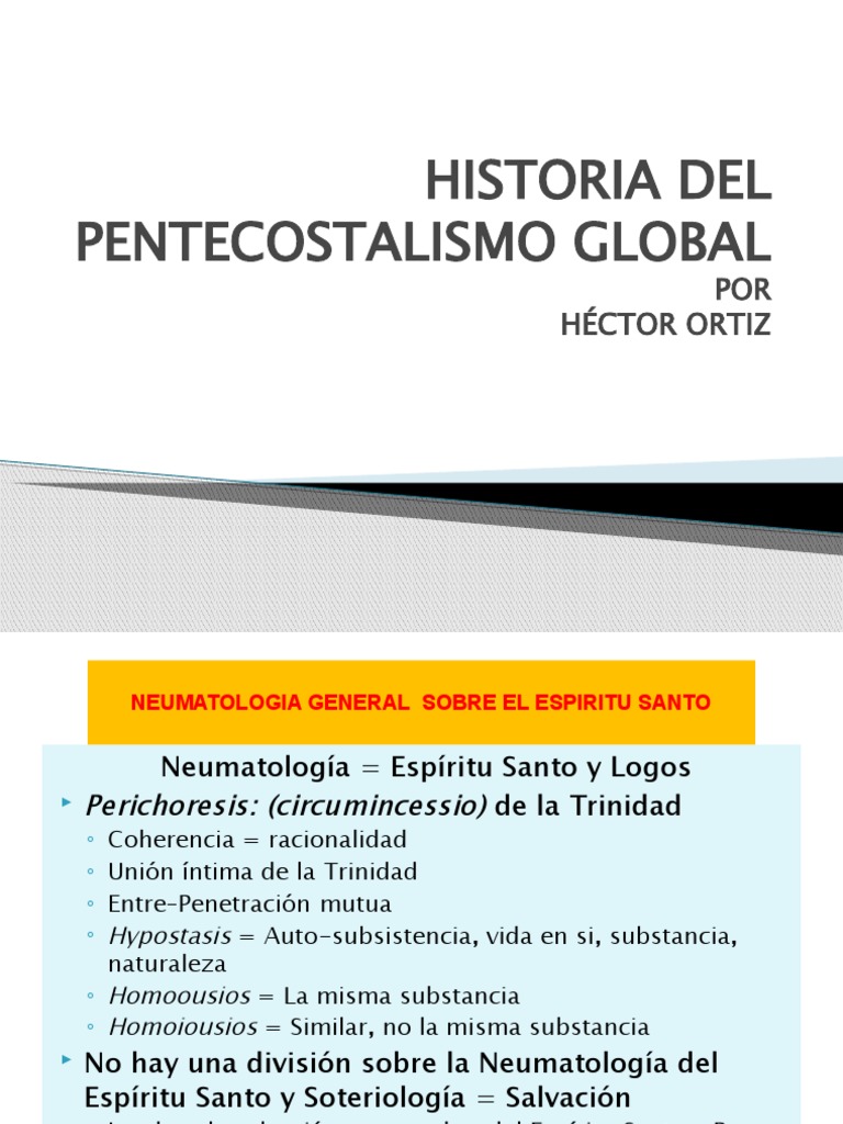 Historia del Pentecostalismo Global | PDF | Pentecostalismo | Bautismo ...
