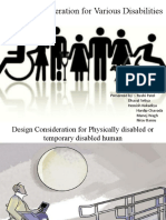 Design Consideration For Different Disabilities