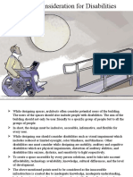 Design Consideration For Disabilities