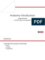 Anatomy - Introduction.