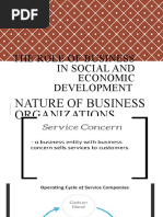 The Role of Business in Social and Economic Development