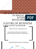 The Role of Business in Social and Economic Development