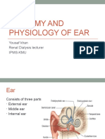 Anatomy and Physiology of Ear