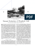 Thermal Production of Phosphoric Acid