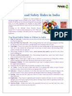 Top Road Safety Rules To Follow in India