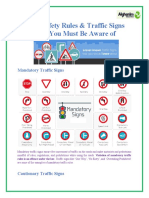 Road Safety Rules & Traffic Signs That You Must Be Aware of