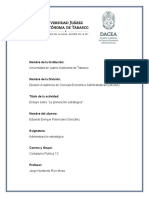 Ensayo de PLANEACIÓN ESTRATEGICA