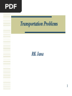 Session 10-11 Transportation Problems