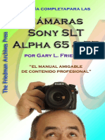 Manual Sony Apha 77 en Espanol
