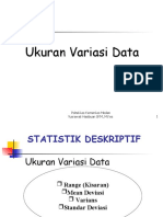 Ukuran Variasi Data