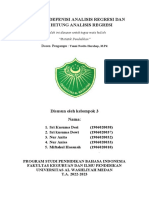 Makalah Defenisi Analisis Regresi Dan Cara Hitung Analisis Regresi