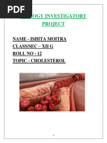 Biology Investigatory Project