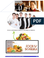 Food & Beverage Service Tutorial by RH (2020)