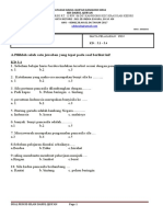 A.Pilihlah Salah Satu Jawaban Yang Tepat Pada Soal Berikut Ini! KD 3.1