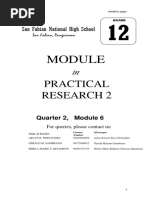 QUARTER 2 Module 6 in Practical Research 2