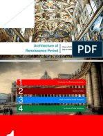 Architecture of Renaissance Period: History of Architecture - III Dept. of Architecture, SSIU