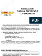 Competència 1:: Cultura, Participació I Civisme Digital