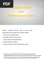 PERENCANAAN USAHA