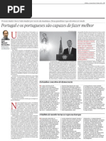 Portugal e os portugueses são capazes de fazer melhor