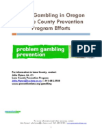 Youth Gambling in Oregon & Lane County Prevention Program Efforts