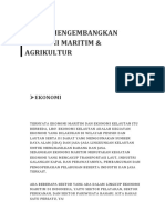 Ips - Upaya Mengembangkan Ekonomi Maritim & Agrikultur