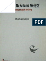 Thomas Nagel - Herşey Ne Anlama Geliyor, Felsefeye Giriş AA