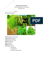 Search For Metabolites From Plant Source Assignment/Quiz: Natural Products Chemistry