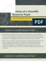 Sections of A Scientific Research Paper