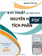 8 kỹ thuật nguyên hàm tích phân