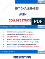 Challenges College Students Face and Solutions to Transform Personality