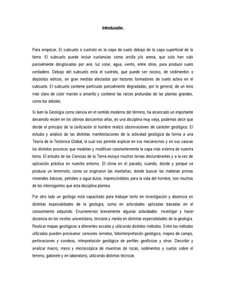 Geologia Del Subsuelo T Mapas Del Suelo Pdf Suelo Geología