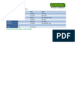 Greenwich Education Center Jambi: Plan Schedule For IELTS Preparation Class