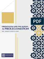 2017 - Orientalism and The Qur Ān A Prolegomenon