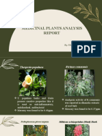 Medicinal Plants Analysis: By: FAIZA-010