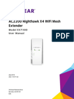 Ac2200 Nighthawk X4 Wifi Mesh Extender: Model E X7300 User Manual