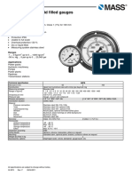 Stainless Steel Liquid Filled Gauges Model GFS: Features