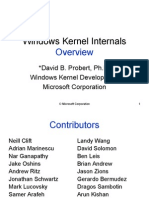 Windows Kernel Overview